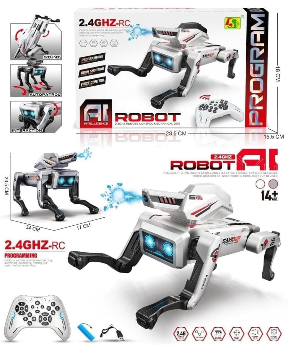 BIG BUBBLE AI DOG ROBOT